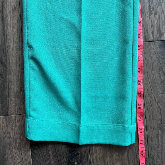 Forever 21 Green Pantsuit Set Blazer & High Rise Trousers Size S Chic Workwear - Picture 12 of 14